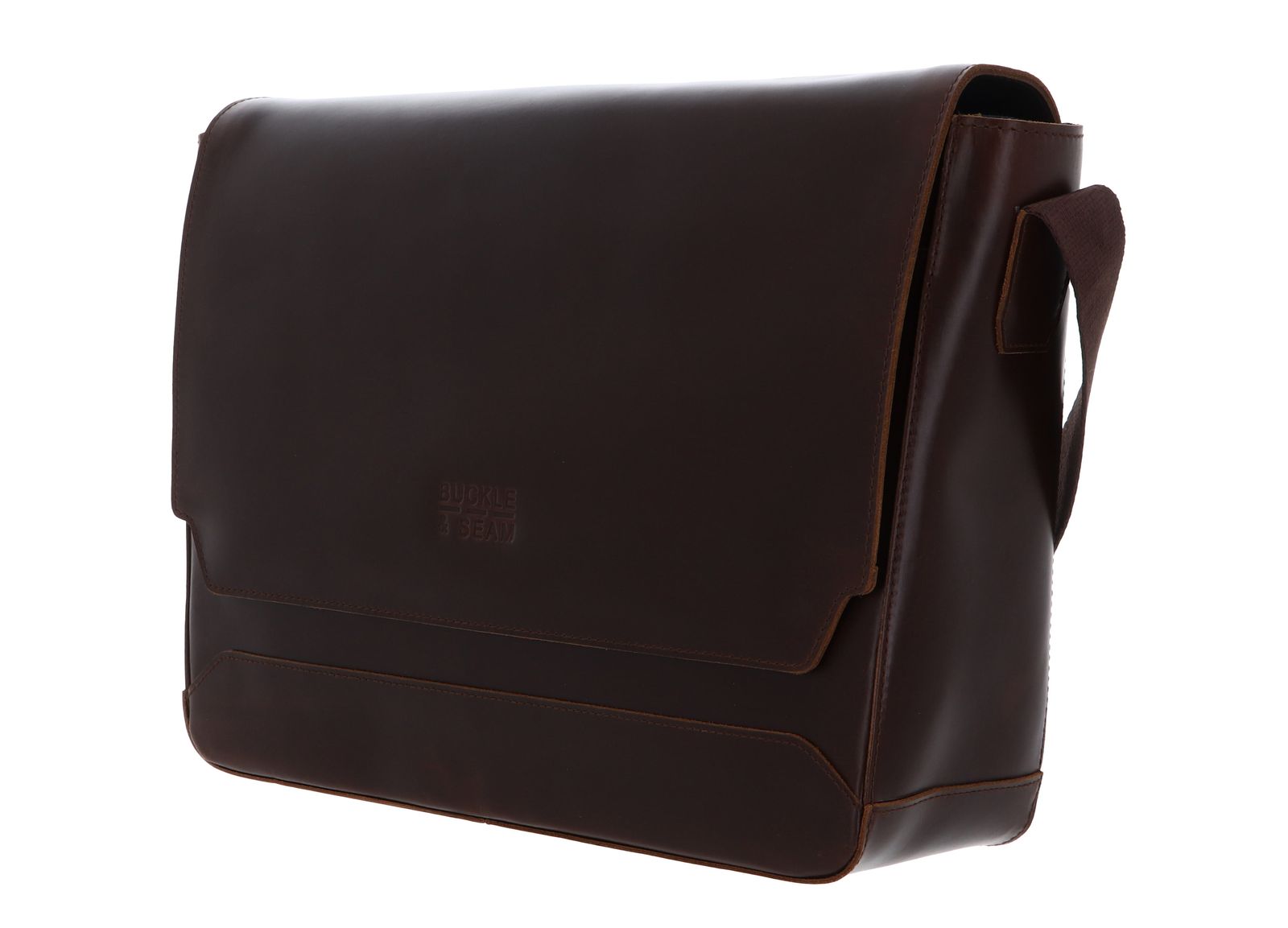 BUCKLE & SEAM Times Messenger Bag Brown / Blu BUCKLE & SEAM Times Messenger Bag Brown / Blu