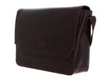 BUCKLE & SEAM Times Messenger Bag Brown / Blu