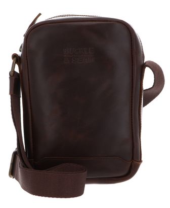 BUCKLE & SEAM Runner Crossbody Bag Brown / Dot
