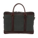 BUCKLE & SEAM Collector Business Briefcase Green / Blu BUCKLE & SEAM Collector Business Briefcase Green / Blu