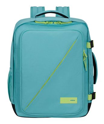 American Tourister Take2Cabin Casual Backpack M Dusty Turquoise / Lime