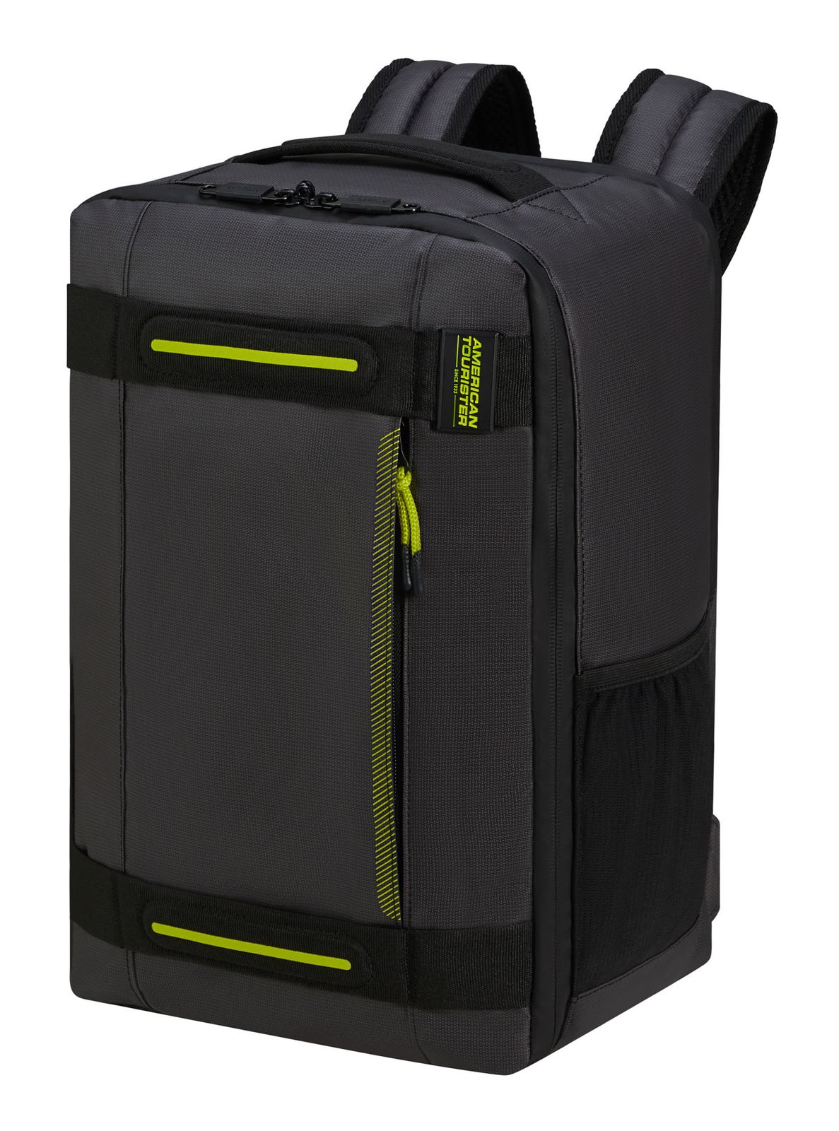American Tourister Urban Track Coated Cabin Backpack Black / Lime American Tourister Urban Track Coated Cabin Backpack Black / Lime