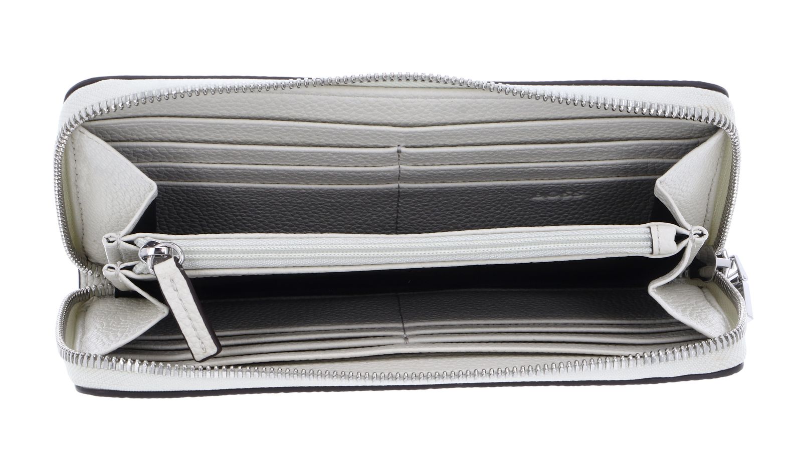BOSS Anett Ziparound Wallet Open White BOSS Anett Ziparound Wallet Open White