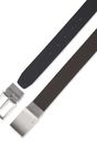 BOSS Geppy-Soft Gb35 Leather Belt W115 Black / Dark Brown - kürzbar