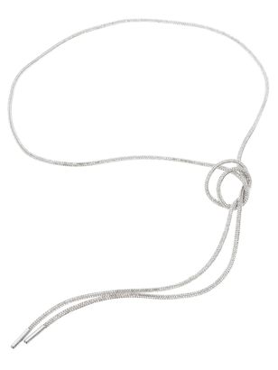 Vanzetti Cord Belt W160 Silver Shiny