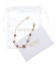 GUESS Petra Crystals & 4G Bracelet S Yellow Gold / Fuchsia