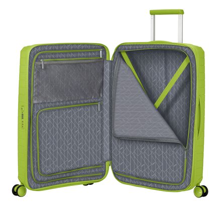 TROLLEY AMERICAN TOURISTER sunchaser spinner 68/25 tsa SILVER MED
