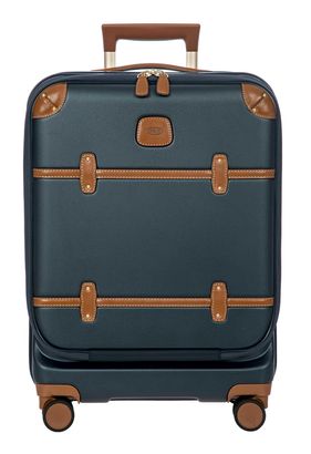 BRIC'S Bellagio Trolley With Organizer Blue / Tan