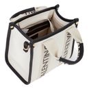 VALENTINO Candle Shopping Bag Naturale / Nero VALENTINO Candle Shopping Bag Naturale / Nero