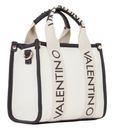 VALENTINO Candle Shopping Bag Naturale / Nero VALENTINO Candle Shopping Bag Naturale / Nero