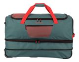 travelite Basics Wheeled Duffle Expandable L Green / Orange