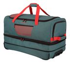 travelite Basics Wheeled Duffle Expandable L Green / Orange