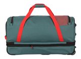 travelite Basics Wheeled Duffle Expandable L Green / Orange