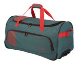 travelite Basics Fresh Wheeled Duffle L Green / Orange