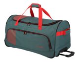 travelite Basics Fresh Wheeled Duffle L Green / Orange