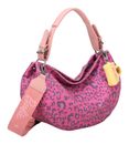 Fritzi aus Preußen Bitzi11 Leo Silhouette Limited Barbie Hobo Bag Leo Fuchsia