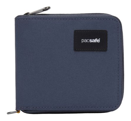 pacsafe RFIDsafe Zip Around Wallet Coastal Blue