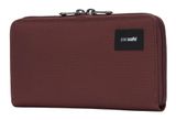 pacsafe RFIDsafe Continental Wallet Garnet Red