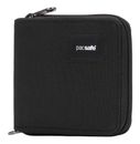 pacsafe RFIDsafe Zip Around Wallet Jet Black