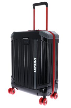 PIQUADRO Pop Ducati Cabin Trolley 4 Wheels S Black
