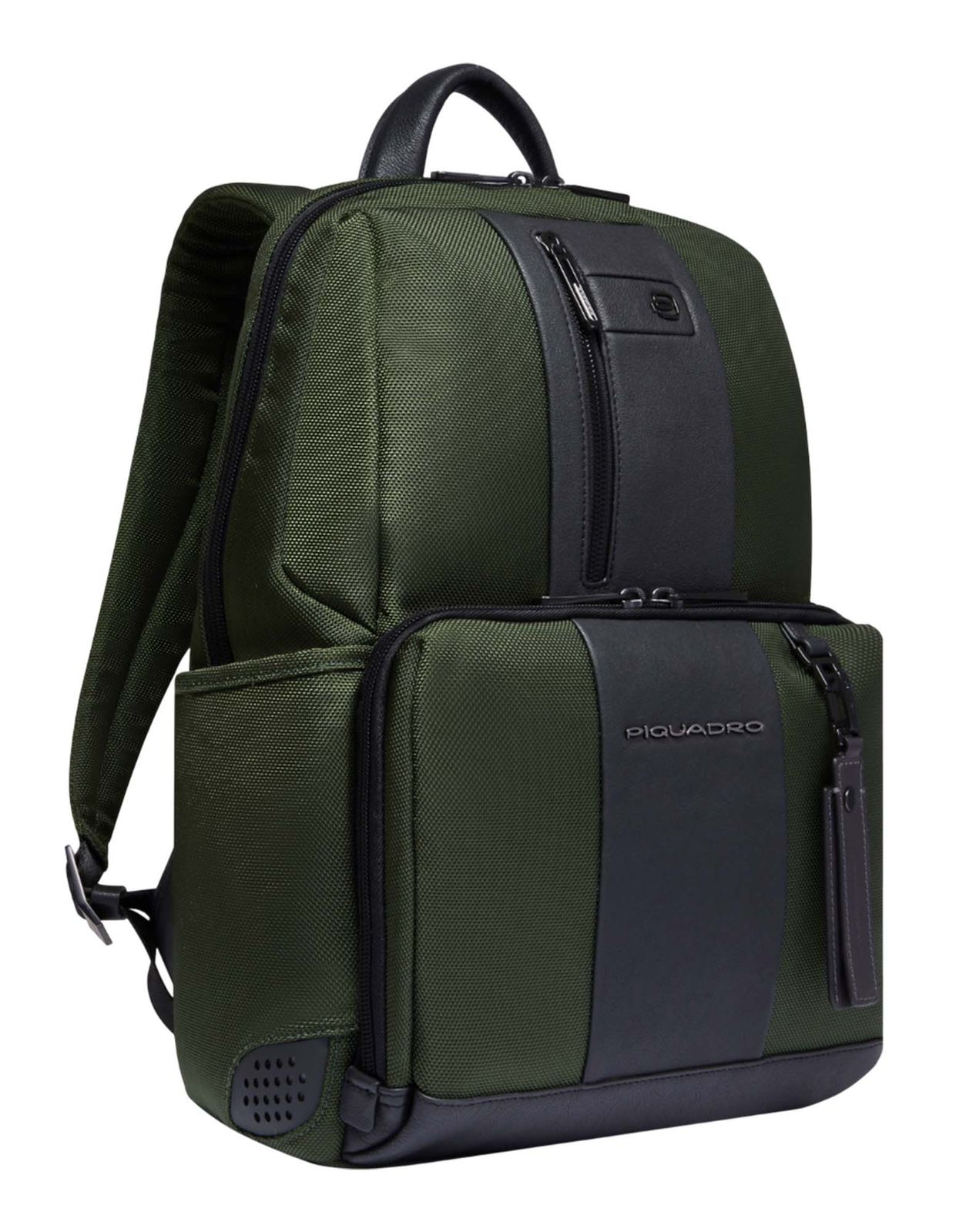 PIQUADRO Brief Computer Backpack Green / Black PIQUADRO Brief Computer Backpack Green / Black
