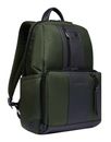 PIQUADRO Brief Computer Backpack Green / Black