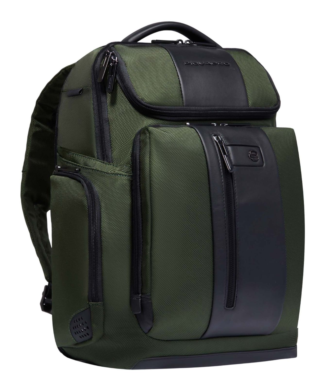 PIQUADRO Brief2 Full-Tech Backpack Green / Black PIQUADRO Brief2 Full-Tech Backpack Green / Black