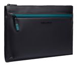 PIQUADRO Corner 2O Men's Clutch 12,9" Black
