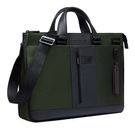 PIQUADRO Brief2 Expandable Slim Briefcase Green / Black