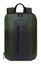 PIQUADRO Brief2 Slim Expandable Backpack S Green / Black PIQUADRO Brief2 Slim Expandable Backpack S Green / Black