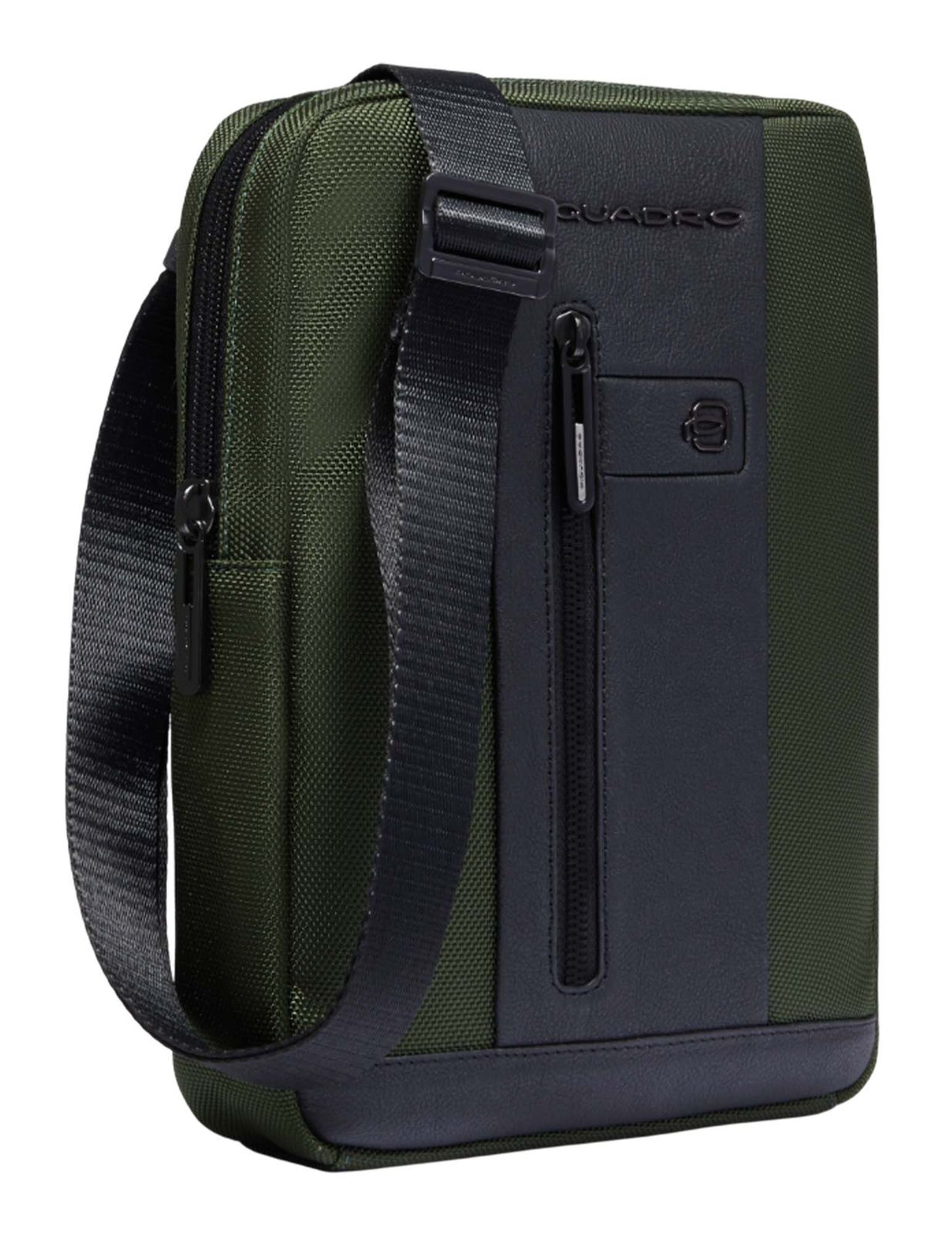 PIQUADRO Brief Crossbody Bag Green / Black PIQUADRO Brief Crossbody Bag Green / Black