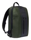 PIQUADRO Brief2 Slim Expandable Backpack M Green / Black PIQUADRO Brief2 Slim Expandable Backpack M Green / Black