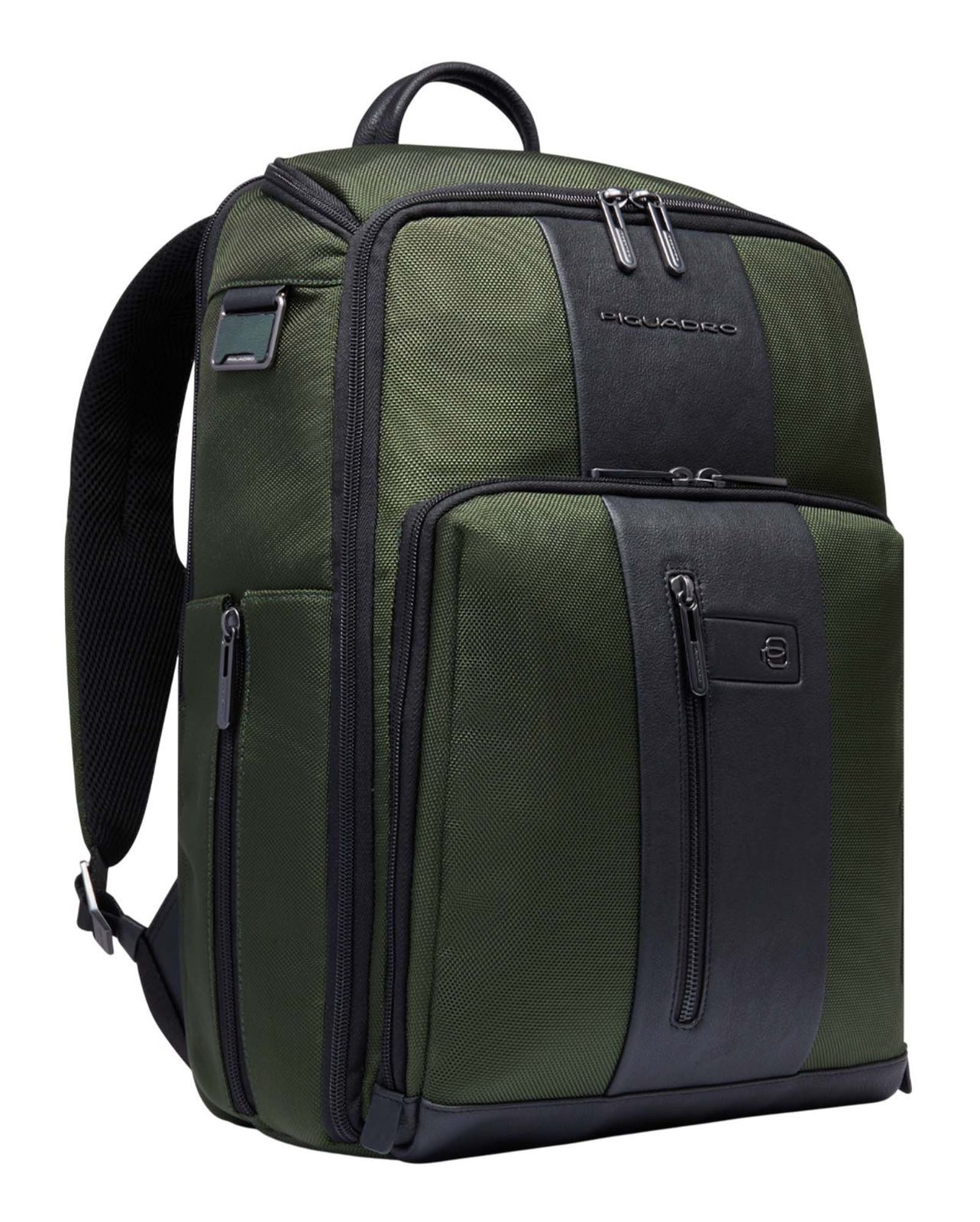 PIQUADRO Brief2 Travel Backpack Green / Black PIQUADRO Brief2 Travel Backpack Green / Black
