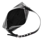 abro Leather Alias Soft Hobo Bag By My Side Black / Nickel