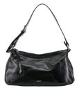 abro Leather Alias Soft Hobo Bag By My Side Black / Nickel