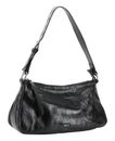 abro Leather Alias Soft Hobo Bag By My Side Black / Nickel