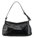 abro Leather Alias Soft Hobo Bag By My Side Black / Nickel