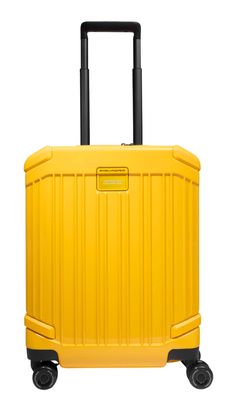 PIQUADRO Pop Cabin Trolley 4 Wheels S Yellow