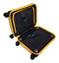 PIQUADRO Pop Cabin Trolley 4 Wheels S Yellow
