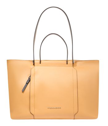 PIQUADRO Circle Tote 14" Yellow - Beige