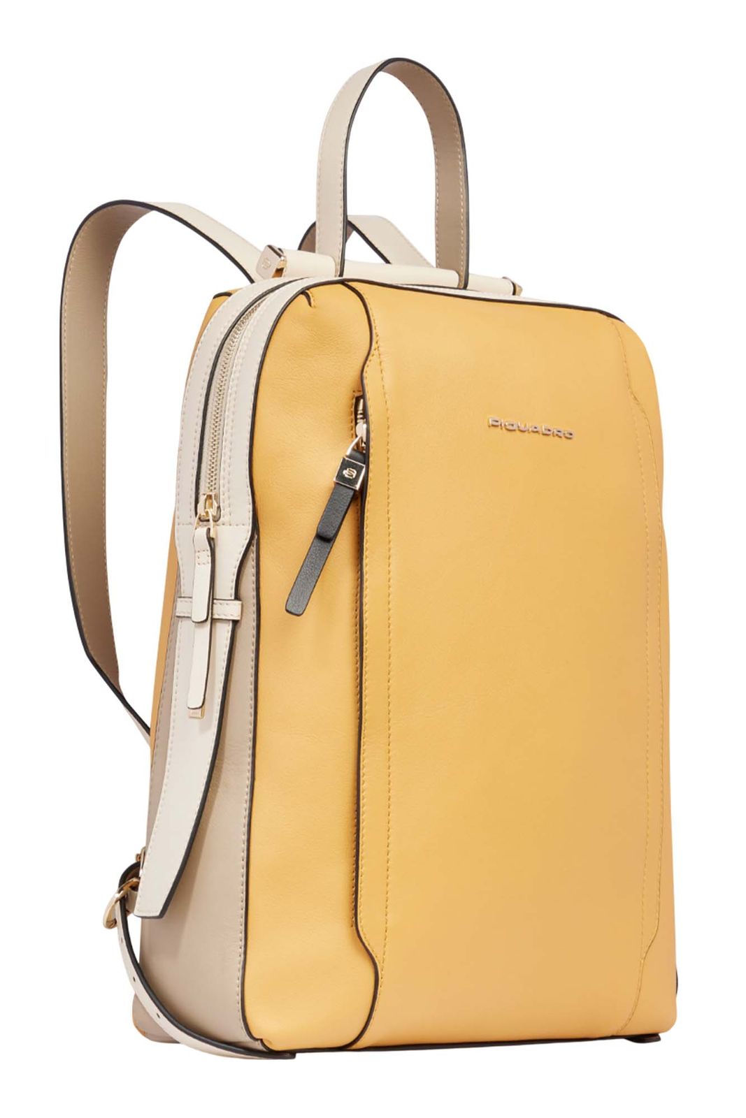 PIQUADRO Circle Laptop Backpack Yellow - Beige PIQUADRO Circle Laptop Backpack Yellow - Beige