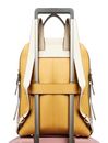 PIQUADRO Circle Laptop Backpack Yellow - Beige