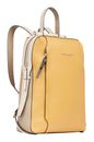 PIQUADRO Circle Laptop Backpack Yellow - Beige