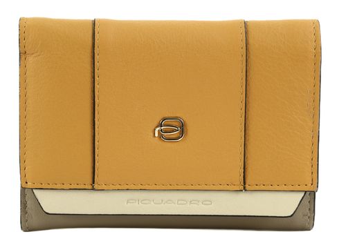 PIQUADRO Circle Women's Wallet RFID Yellow - Beige
