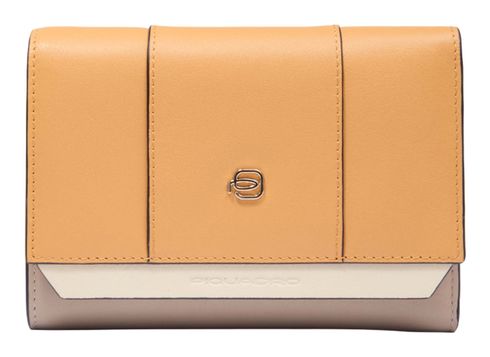 PIQUADRO Circle Women's Trifold Wallet RFID Yellow - Beige