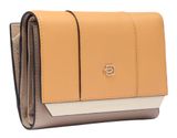 PIQUADRO Circle Women's Trifold Wallet RFID Yellow - Beige PIQUADRO Circle Women's Trifold Wallet RFID Yellow - Beige