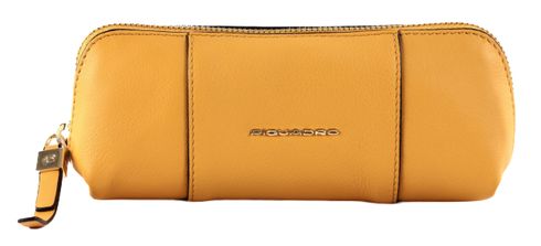 PIQUADRO Circle Pen Case M Yellow - Beige