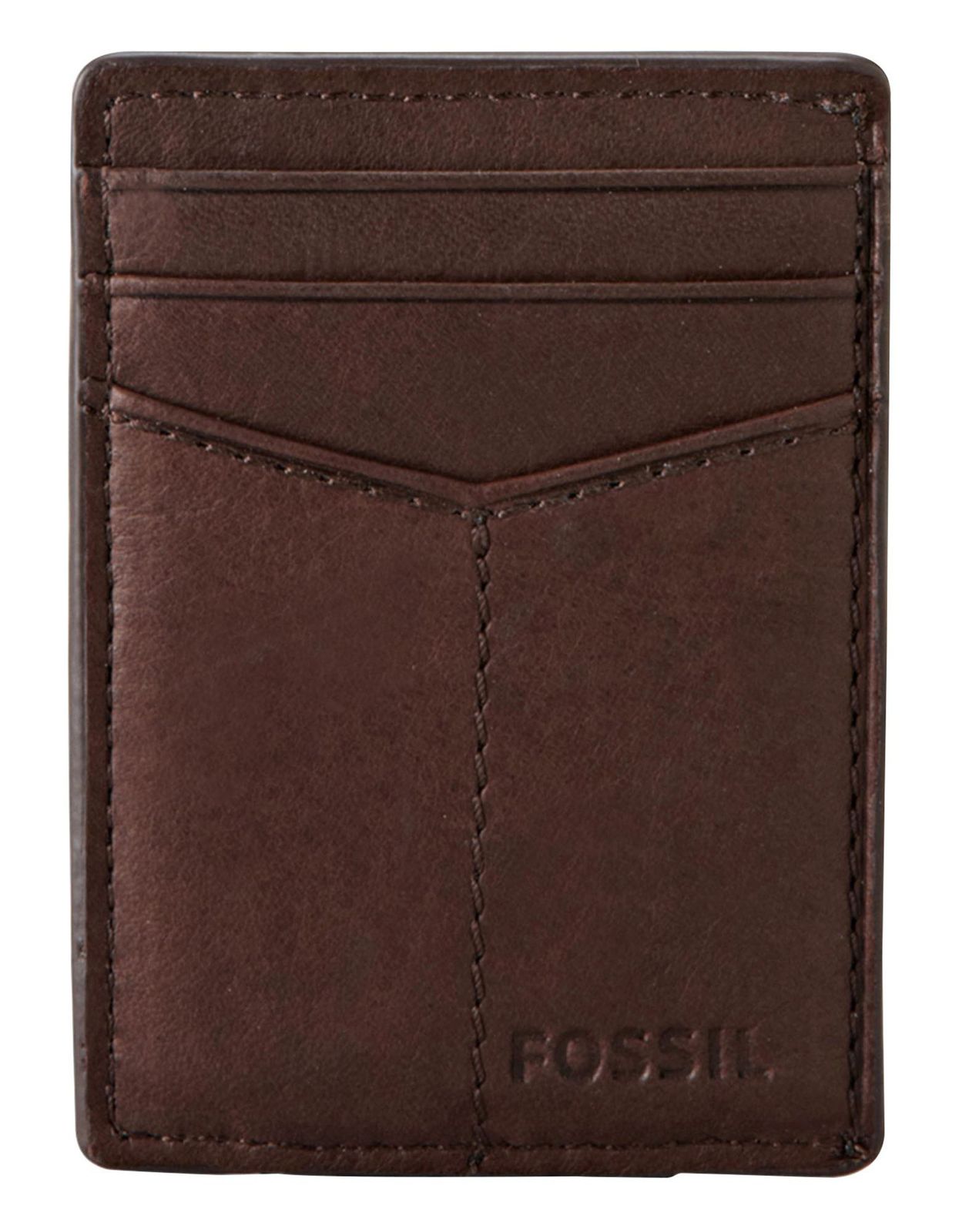 FOSSIL Ingram Magnetic Multicard Wallet Brown FOSSIL Ingram Magnetic Multicard Wallet Brown