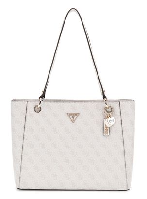 GUESS Noelle Noel Tote Bone Logo