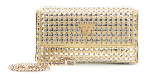 GUESS Zalina Flap Clutch Gold